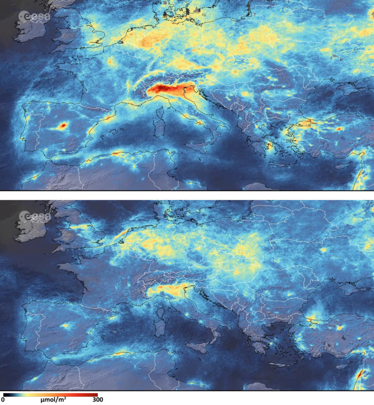Přečtete si více ze článku Covid-19 – pokles emisí v důsledku opatření pozorovatelný i v Evropě