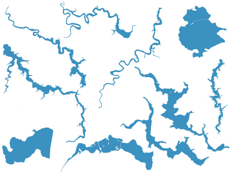 Přečtete si více ze článku Kvíz – poznáte deset největších vodních nádrží v ČR podle jejich tvaru?